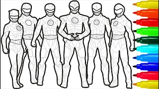Power Rangers Mighty Morphs Coloring Pages