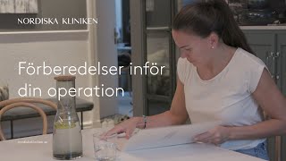 Förberedelser inför din operation