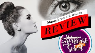 REVIEW: Airbrush online school monochromatic course by Marissa Oosterlee