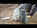 how to make a mini dam with blow down gates