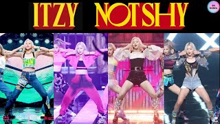 [ENG SUB] ITZY (있지) Ryujin (류진) 'Not Shy' FanCam/Focus/Solo Cam Dance Comparison Part 2