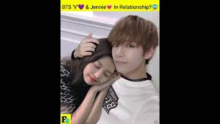 'V' and 'Jennie' in relationship 😱  #shorts #bts #taehyung #viral
