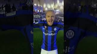 Every Inter Fan's dream: scoring in a derby in a final 😍