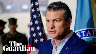 US defence secretary Pete Hegseth delivers opening remarks for Ukraine defence meeting – watch live