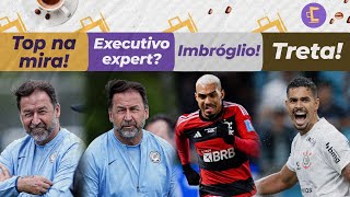 Timão busca zagueiro TOP l 2 executivos: ex-atleta e experiente l Treta Matheuzinho e Veríssimo