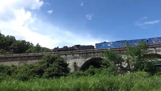 ＳＬ銀河　釜石線　岩根橋　2019/08/25　SONY CX680