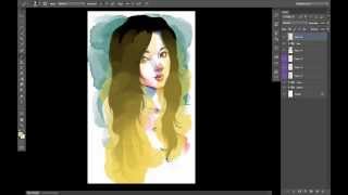 Blondie Portrait Timelapse