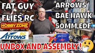 ARROWS BAE HAWK 50MM UNBOXING AND ASSEMBLY by Fat Guy Flies RC