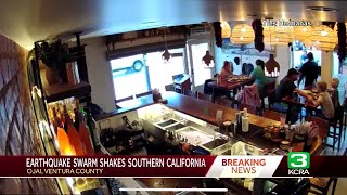 Earthquake swarm shakes Southern California