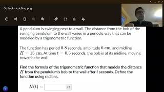Modeling Sinusoidal Functions with Phase Shift Example 1