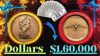 VALUE OF 1867-1967 Canada 1 Cent