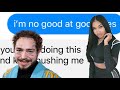post malone - goodbyes lyric prank on ex (gone right) *she wants try again*
