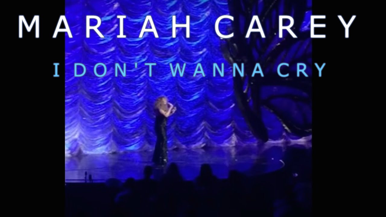 Mariah Carey: "I Don't Wanna Cry" (Live) - YouTube