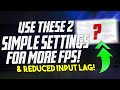 🔧 These 2 Simple settings can improve FPS and REDUCE input latency in MOST GAMES *BEST SETTINGS* ✅