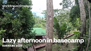 worldtravel.timelapse in Suriname - Lazy afternoon in the Fredberg basecamp [4K!]