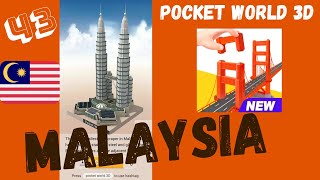 POCKET WORLD 3D. MALAYSIA PART 43 Walkthrough