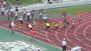 H26　千葉県国体最終　少A男子100m　予選2組