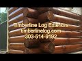 log siding installation