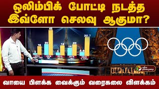 ஒலிம்பிக் போட்டி நடத்த இவ்ளோ செலவு ஆகுமா? வரைகலை விளக்கம்! | Olympic Games Paris 2024 | PTT