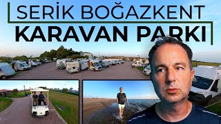 Antalya Serik Belediyesi Boğazkent KARAVAN PARKI -  İnceleme Videosu - Serik Bogazkent Caravan Park