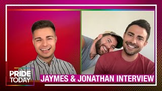 Jaymes Vaughan Crashes Husband Jonathan Bennett's Interview