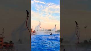 Amazing water show in ChimeLong, Zhuhai, China #shorts/ 中国珠海长隆海洋王国水上飞人/中國珠海長隆海洋王國水上飛人