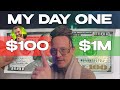 FxAlexG $100 to $1,000,000 Strictly Using This Method - DAY#1