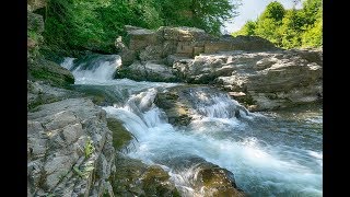 Водоспад Малий та Великий Шешорський Гук (Сріблясті водоспади)