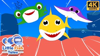 Race Sharks | Sing Along with Baby Shark | Little Fish Tales | #babyshark