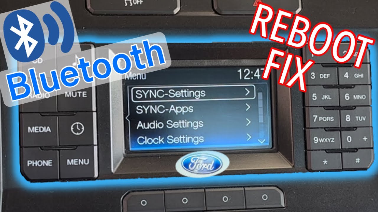 Ford Sync Bluetooth Fix Reboot Youtube