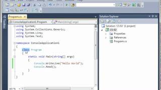 C# 2 - hello world