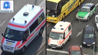 KTW Rettungsdienst Erlangen (Zusammenschnitt)