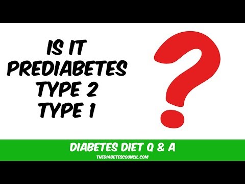 How To Know If It's Prediabetes, Type 1 Or Type 2 Diabetes? How To Know If It's Prediabetes, Type 1 Or Type 2 Diabetes?