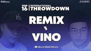 REMIX 🇿🇦 vs VINO 🇨🇦 | Top 16 | International Throwdown