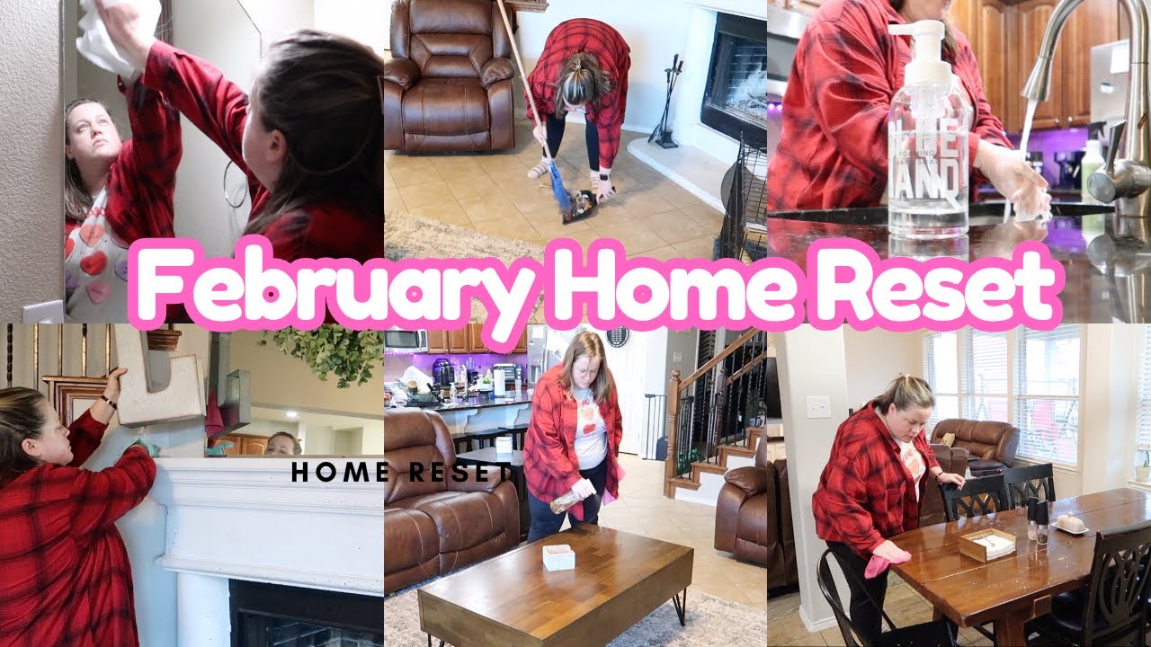 February Home Reset Youtube