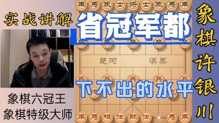 許銀川特大：省冠軍都不一定下出這個水平，看來這盤棋我危矣！