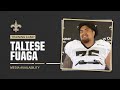 Taliese Fuaga talks Camp Competition | Saints Training Camp 2024