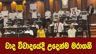 වාද විවාදයේදී උදෙන්ම මරාගනී/ දේශපාලන පලිගැනීම් කොමිෂමේ විවාදය නිසා අද වලියක්