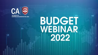 CA Sri Lanka Budget Webinar 2022