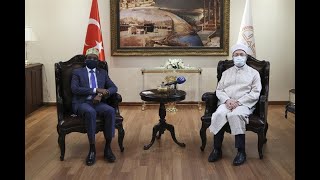 Somali Din ve Evkaf Bakanı Ömer Ali Roble’den Diyanet’e ziyaret