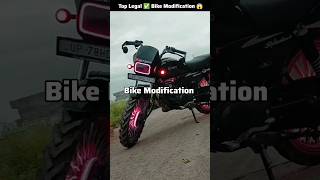 Top 3 Legal Bike Modification In India 😮 #bike #modification