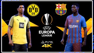 FIFA 22 - Borussia Dortmund vs Barcelona - UEFA Europa League Final | Gameplay & Full match | PS5