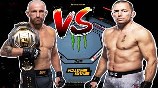 VS Battle UFC Georges St Pierre Vs Alexander Volkanovski