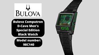 Bulova Computron D-Cave Men's Special Edition Black Watch | 98C140