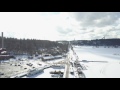 a sunny spring day in lahti the sibelius hall and various scenes from the harbour.