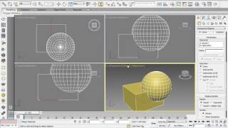 3dsMax Modeling - Compound Objects Boolean