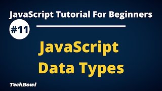 JavaScript Data Types Tutorial (Hindi)