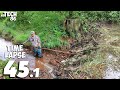 Beaver Dam Removal With My Wife No.45.1 - Time-Lapse Version - Manual Beaver Dam Removal