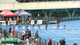 Girls Under 10 100m H8 - 2020 State Combined Events Championships // LAVicTV