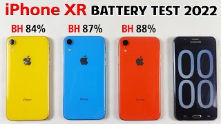 iPhone XR Battery Life DRAIN Test in 2022 | XR Baؔttery Test After iOS 15.6 | Worth Buying in 2022?